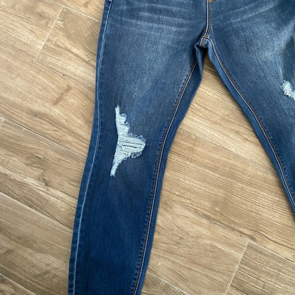 Indigo Poppy gray ankle skinny Maternity jeans - Picture 5 of 16